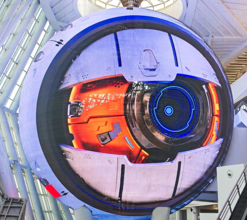 77779193永利助力安徽科技馆打造国内最大室内球体屏幕